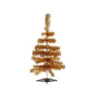 Krist+ kunst kerstboom - klein - goud - 60 cm   -