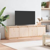 Tv-meubel 156x37x45 cm massief grenenhout - thumbnail