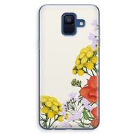 Wilde bloemen: Samsung Galaxy A6 (2018) Transparant Hoesje