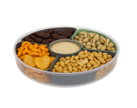 Cookinglife Snackbak Rond Ø 31 cm - met 5 losse bakjes