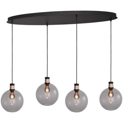 Masterlight HanglampLazise 2 4x Ø 20cm goud met zwart - 2944-05-02-100-40420