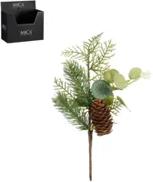 Mica Decorations kunsttak den 25cm groen
