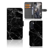 OnePlus Nord | Bookcase | Marmer Zwart - Origineel Cadeau Vader