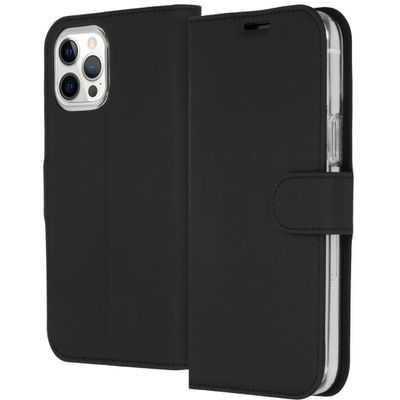AccezzWallet Case voor Apple iPhone 12 Pro Max Telefoonhoesje Zwart