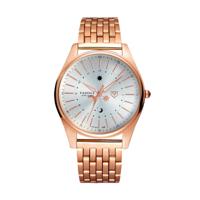 YAZOLE 368 mannen Fashion Business stalen band Band Quartz Wrist Watch lichtgevende Points(White)