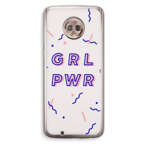 GRL PWR: Motorola Moto G6 Transparant Hoesje