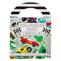 Duckiez Kleurboekje met stickers voertuigen