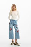 Mickey Mouse™ jeans met hartjes - BLUE - 40