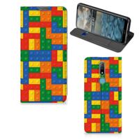 Nokia 2.4 | Hoesje met Magneet | Blokken