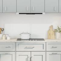 Spatschermen keuken 2 st 70x60 cm gehard glas transparant