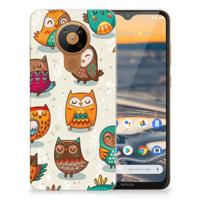 Nokia 5.3 | TPU Hoesje | Vrolijke Uilen