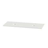 Wasblad Tiger S-line Met Uitsparingen 120 cm Hoogglans Wit