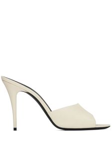 Saint Laurent mules Sand New Belfagor 110 mm en cuir - Blanc