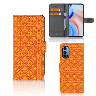 OPPO Reno 4 Pro 5G | Telefoon Hoesje | Batik Oranje
