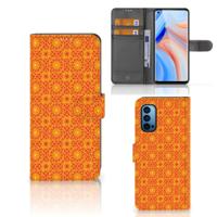 OPPO Reno 4 Pro 5G | Telefoon Hoesje | Batik Oranje