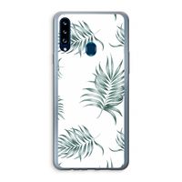 Simple leaves: Samsung Galaxy A20s Transparant Hoesje