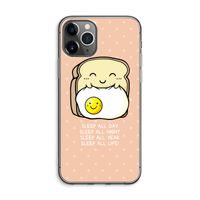 Sleep All Day: iPhone 11 Pro Max Transparant Hoesje