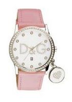 Horlogeband Dolce & Gabbana DW0009 Leder Roze 24mm - thumbnail