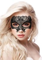 Princess Black Lace Mask - Black - thumbnail