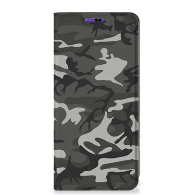 Samsung Galaxy A22 4G | M22 | Hoesje met Magneet | Army Light Samsung Galaxy A22 4G | M22 | Hoesje met Magneet | Army Light