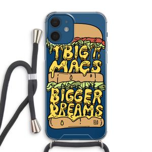 Big Macs Bigger Dreams: iPhone 12 Transparant Hoesje met koord