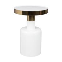 Zuiver Glam bijzettafel Wit