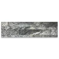 Zelfklevende Natuursteen Wandstrips Silver Shine 60x15 cm