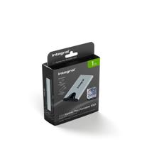 Integral SlimXpress Pro INSSD1TPORT3.2SLIMXS externe solide-state drive Thunderbolt technologie 1 TB USB Type-C USB 3.2 Gen 2x2 Zilver