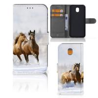 Samsung Galaxy J5 2017 | Telefoonhoesje | Met pasjeshouder | Paarden