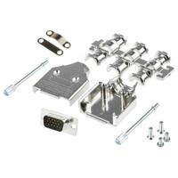 MH Connectors MHDM9-HD15MS-K D-sub female connectorset 180 ° Aantal polen: 15 Soldeerkelk 1 stuk(s)