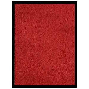 vidaXL Deurmat 40x60 cm rood