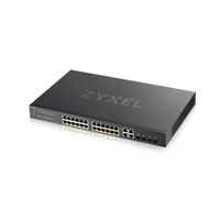 ZyXEL GS1920-24HPV2 Managed Gigabit Ethernet (10/100/1000) Zwart Power over Ethernet (PoE) - thumbnail