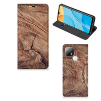 OPPO A15 Book Wallet Case Tree Trunk