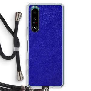 Majorelle Blue: Sony Xperia 5 III Transparant Hoesje met koord
