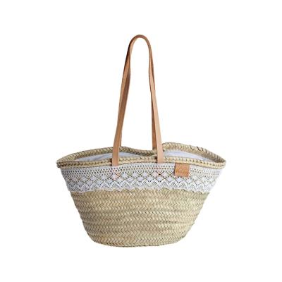 Dames handtas EDM Nova 48,5 x 29,5 cm Palmblad Kant