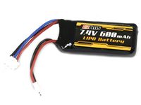 FMS/ROC Hobby 2S 7.4V 600mAh Lipo accu - thumbnail