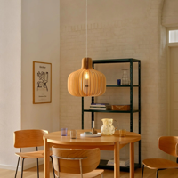 Design eettafel Haze Hanglamp Hout 43 cm - thumbnail