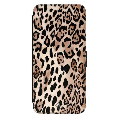 Samsung Galaxy S23 flipcase - Luipaard print