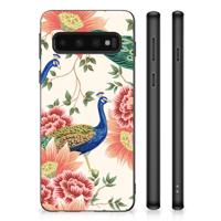 Back Cover voor Samsung Galaxy S10 Pink Peacock