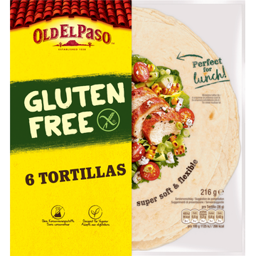 Old El Paso Original Gluten Free Tortillas 216g bij Jumbo