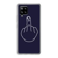 F**k U: Samsung Galaxy A42 5G Transparant Hoesje