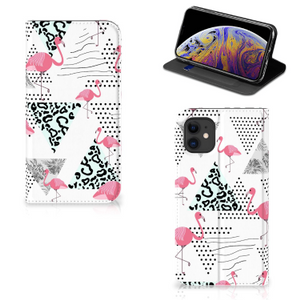 Apple iPhone 11 Hoesje maken Flamingo Triangle