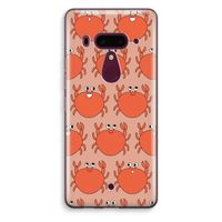 Krab: HTC U12+ Transparant Hoesje Krab: HTC U12+ Transparant Hoesje