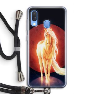 Last Unicorn: Samsung Galaxy A40 Transparant Hoesje met koord