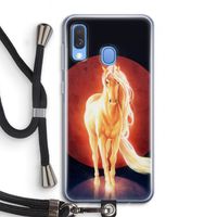 Last Unicorn: Samsung Galaxy A40 Transparant Hoesje met koord