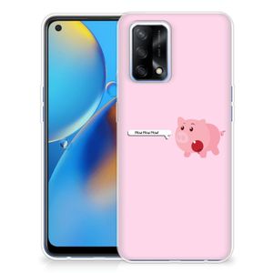 OPPO A74 4G Telefoonhoesje met Naam Pig Mud