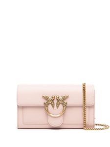 PINKO sac à bandoulière Love One en cuir - Rose