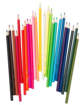 HEMA Kleurpotloden Driehoekig - 24 Stuks