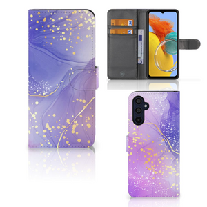 Hoesje voor Samsung Galaxy M14 Watercolor Paars