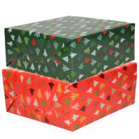 Luxe Kerst inpakpapier - cadeaupapier - 2 verschillende prints - 6x rollen - 250 x 70 cm Luxe Kerst inpakpapier - cadeaupapier - 2 verschillende prints - 6x rollen - 250 x 70 cm